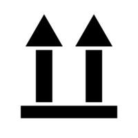 This Side Up Packaging Symbol vector