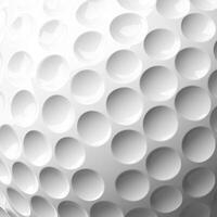 Close-up of a white textured surface with round dimples from a golf ball photo