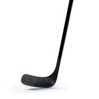 ice hockey stick isolated on white photo