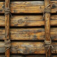 old wooden fence photo