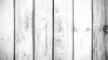 Smooth whitewashed wood planks with subtle grain texture, creating a clean and airy minimalist background photo
