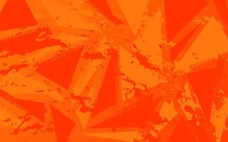 The orange background has a lot of triangles and is very abstract vector