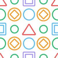Whimsical Hand-Drawn Rainbow Lines and Geometric Patterns cute beautiful hand drawn colorful line pattern art illustration vector