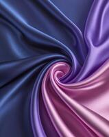 oscuro azul púrpura rosado seda satín resumen elegante antecedentes para diseño color degradado sedoso suave foto