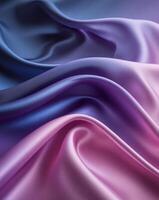 oscuro azul púrpura rosado seda satín resumen elegante antecedentes para diseño color degradado sedoso suave foto
