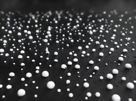 White random dots on black creating abstract grunge photo
