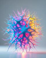 Colorful Neural Webs with Radiant Intersections. photo