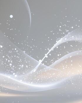 resumen visualización de partículas y ligero creando un fascinante efecto foto