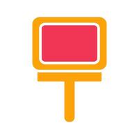 Billboard Icon Design vector