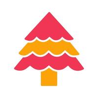 Christmas Tree Icon Design vector