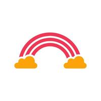 Rainbow Icon Design vector