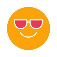 6 - Smiling Face with Sunglasse.eps vector