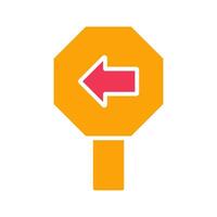 Left Arrow Icon Design vector