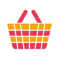 Shopping Basket Icon Design vector