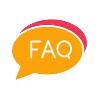 FAQ Section Icon Design vector