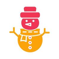 Snowman Icon Design vector