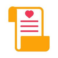Wishlist Icon Design vector