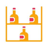 Wine Rack Icon Design vector