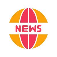 News Website Icon Design vector