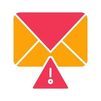 Message Alert Icon Design vector