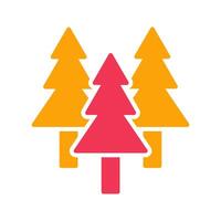 Evergreen Tree Icon Design vector