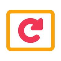 Refresh Symbol Icon Design vector