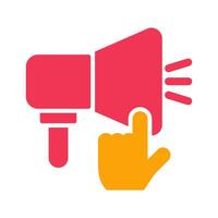 Call to Action Icon Design vector