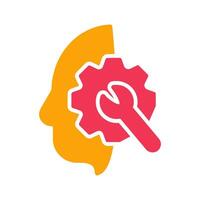 Problem Resolution Icon Design vector
