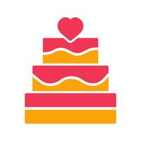 Cake Icon Design vector