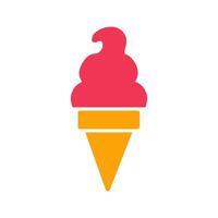 Ice Cream Icon Design vector