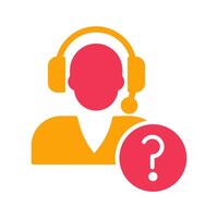 Help Request Icon Design vector