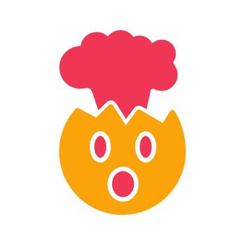 explotando cabeza icono diseño vector