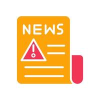 News Alert Icon Design vector
