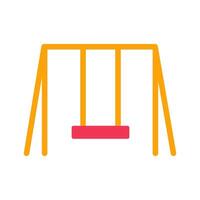 Swing Time Icon Design vector