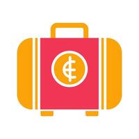 Suitcase Icon Design vector