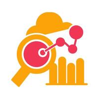 Workforce Analytics Icon Design vector