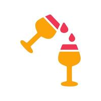 Wine Sip Icon Design vector