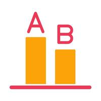AB Testing Icon Design vector