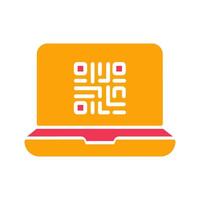 QR Code Scanner App Icon Design vector