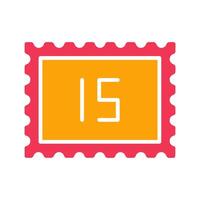 Postage Due Icon Design vector