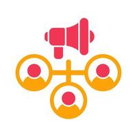Affiliate Marketing Icon Design vector