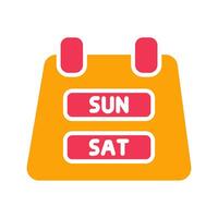 Weekend Getaway Icon Design vector