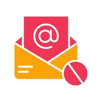 Junk Mail Icon Design vector