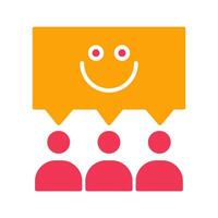 Employee Satisfaction Icon Design vector