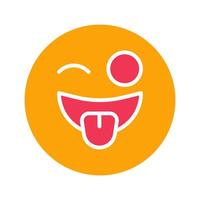 Zany Face Icon Design vector
