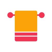Bath Towels Icon Design vector