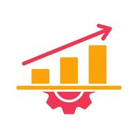 Performance Metrics Icon Design vector