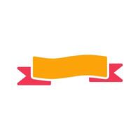 Ribbon Icon Design vector