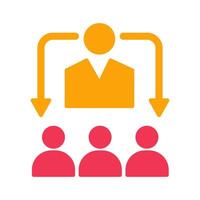 HR Technology Icon Design vector