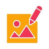 Photography Editing Icon Design vector